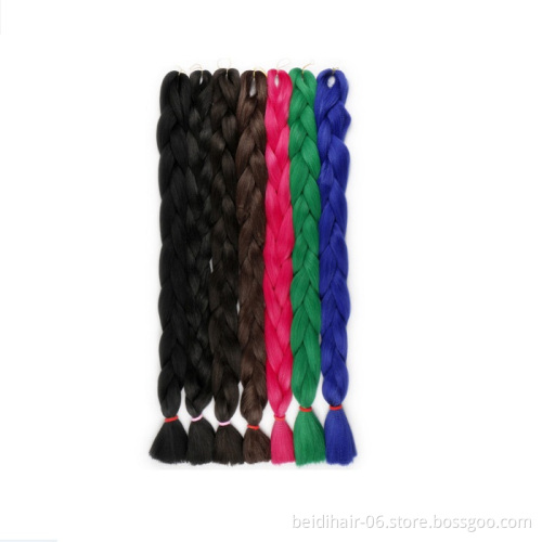 Wholesale 82inch 165g Jumbo Braids Expression Braiding Hair Ultra Ez Crochet Synthetic Yaki Prestretched Perm Easy Braid 41inch